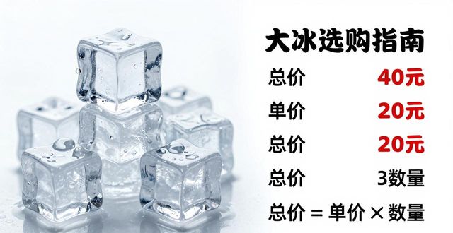 大冰块价格到底怎么算？南宁冰块选购指南