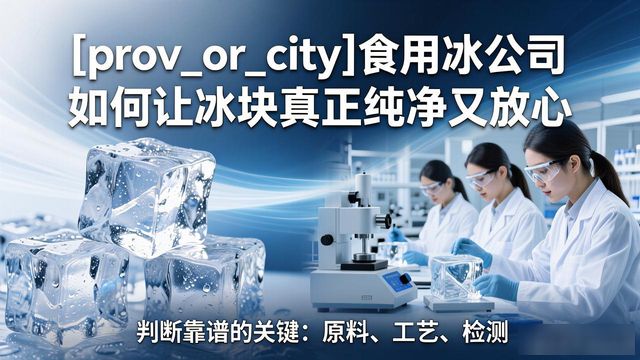南宁食用冰公司如何让冰块真正纯净又放心